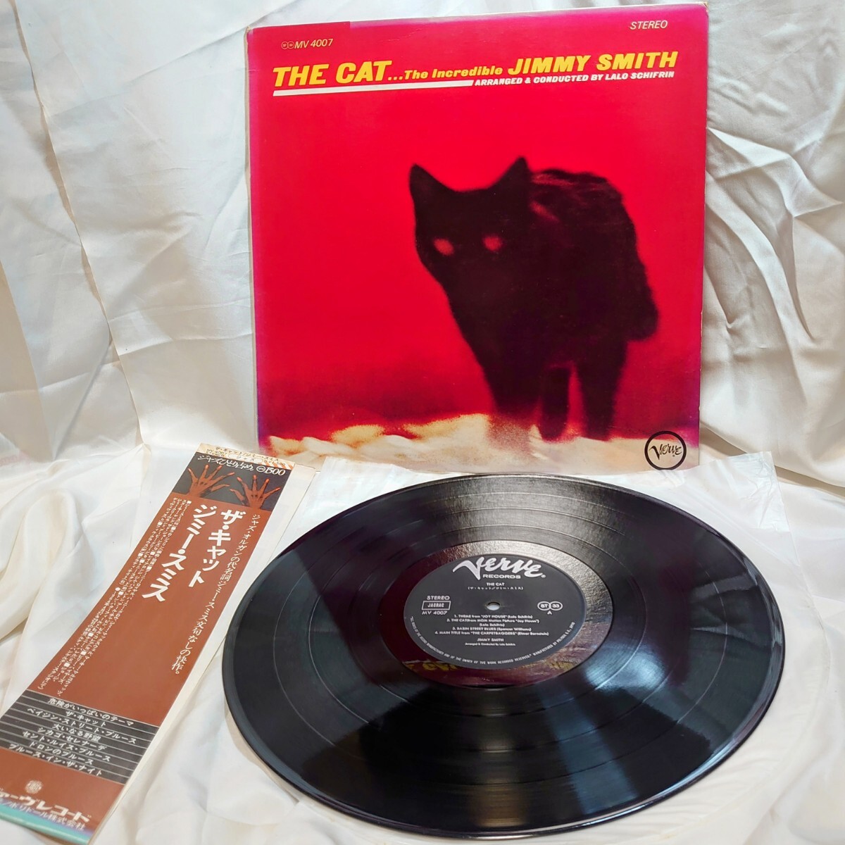 8490【LP盤】 Jimmy Smith ジミー・スミス / The Cat ザ・キャット MV4007 JAZZ ジャズ 12インチ レコード アルバム 帯拍卖