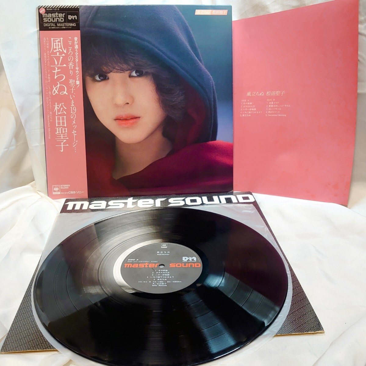 8493【マスターサウンド/LP盤】 松田聖子 / 風立ちぬ 30AH1213 大瀧詠一 アイドル 昭和ポップス 帯 12インチ レコード拍卖