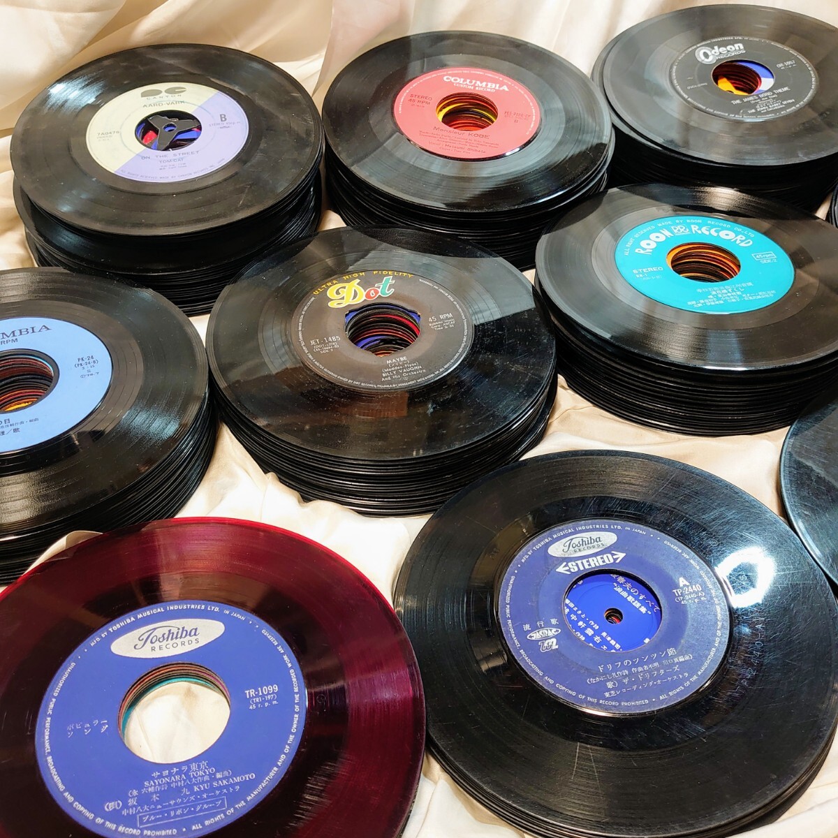 716【約200枚】 ジャンル様々 EP盤 シングル レコード 未清掃 大量おまとめセット 昭和レトロ 拍卖