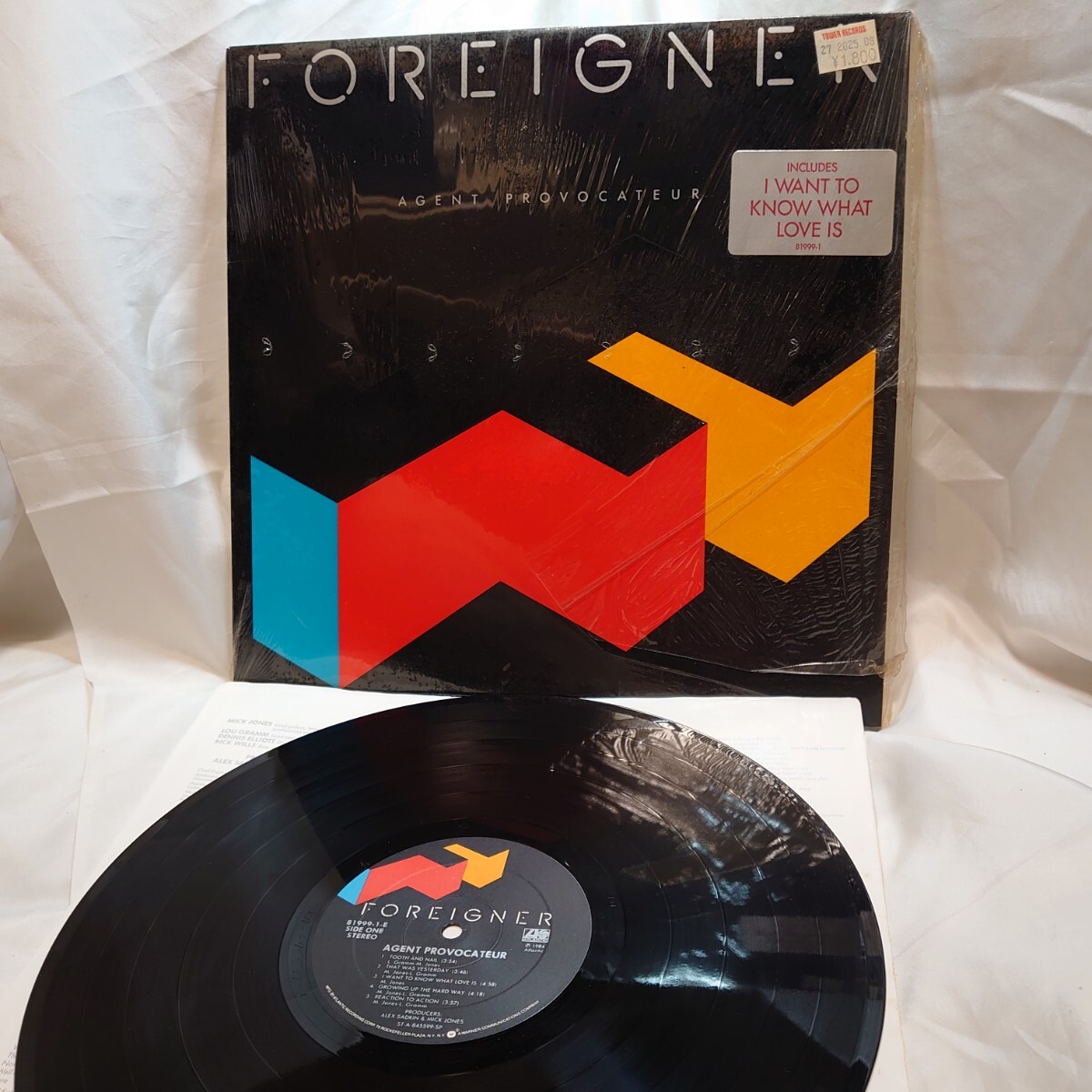 8532【US盤/LP】 Foreigner フォリナー / Agent Provocateur 81999-1-E 洋楽 ロック 12インチ レコード シュリンク拍卖
