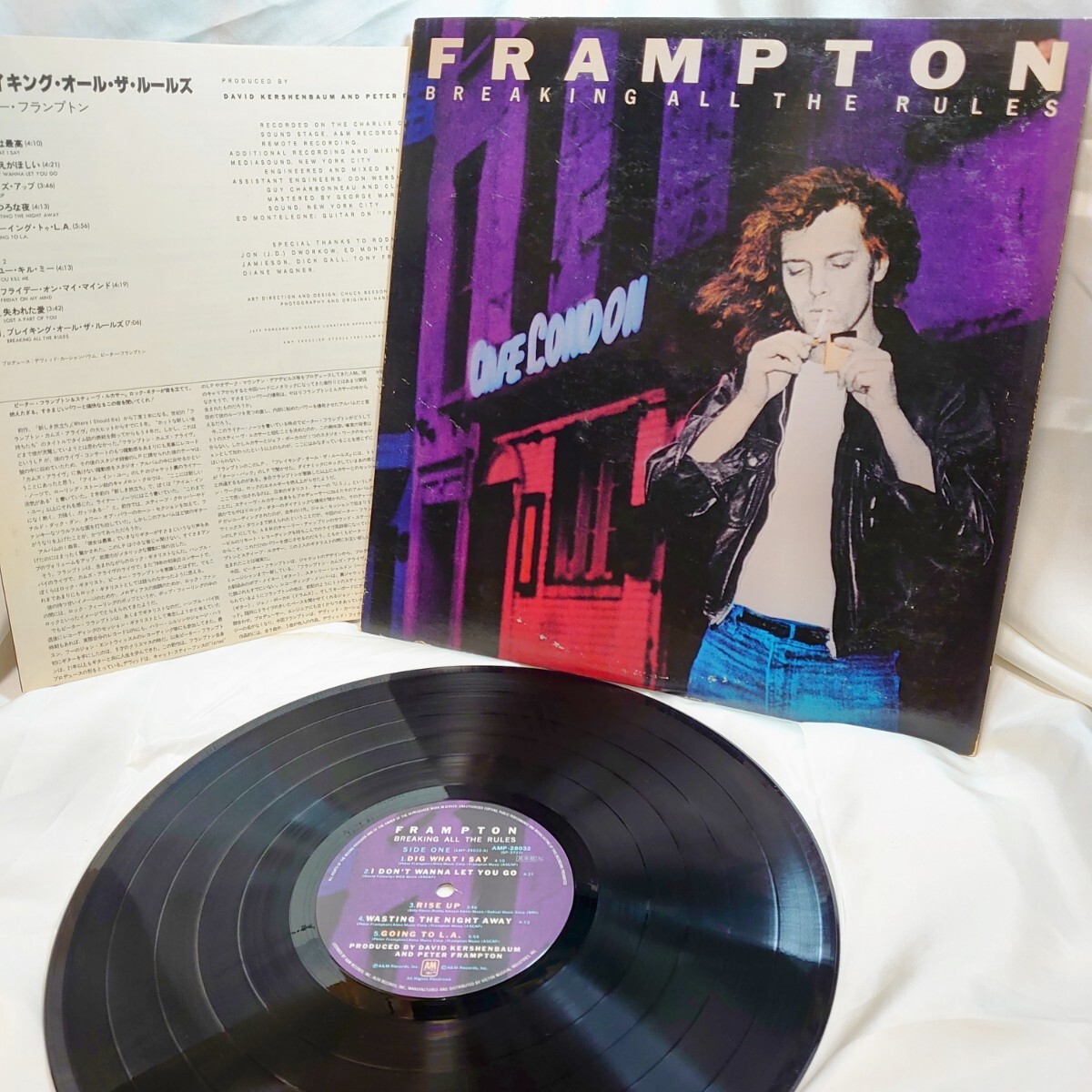 8556【見本盤/LP】 ピーターフランプトン Frampton / Breaking All The Rules AMP-28032 洋楽 ロック 12インチ レコード拍卖