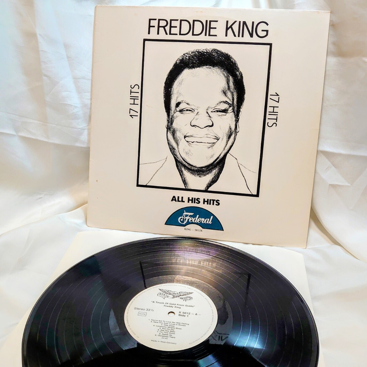 8561【西ドイツ盤/LP】 フレディキング Freddie King / All His Hits K5012 洋楽 ブルース ギタリスト 12インチ レコード拍卖