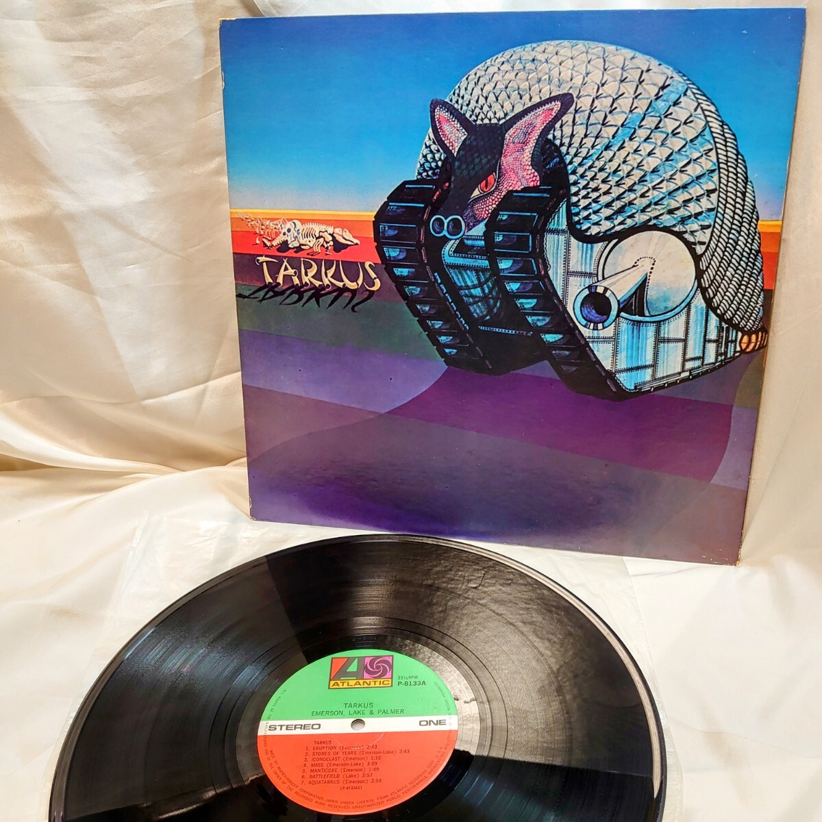8601【LP盤】 エマーソンレイク&パーマー Emerson, Lake & Palmer Tarkus タルカス P-8133A 洋楽 ロック 12インチ レコード拍卖