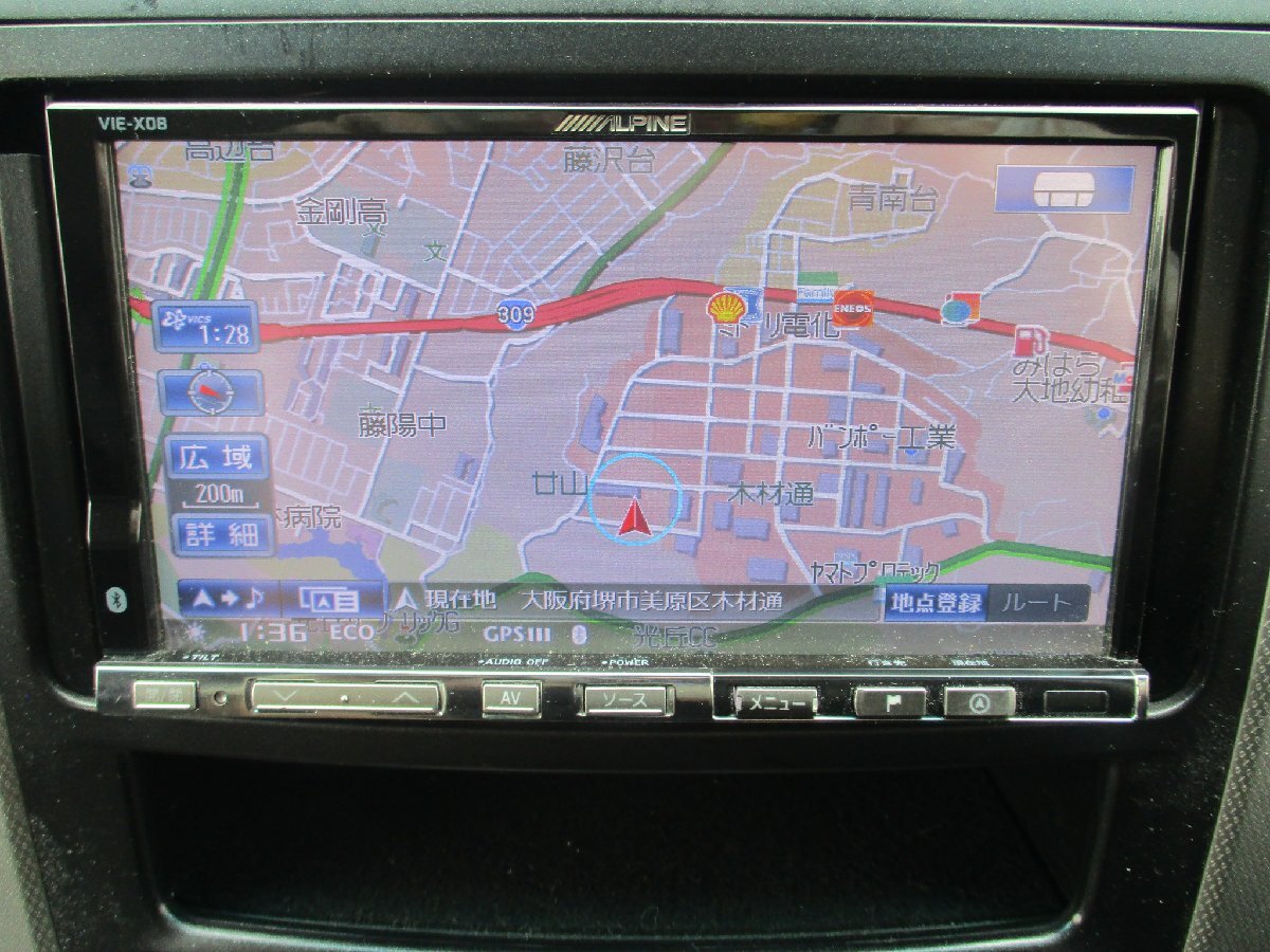 ▼ 新品フィルムアンテナ アルパイン 2010年 HDDナビ VIE-X08 CD DVD ミュージックサーバ- フルセグ マイク付 地デジ ALPINE 取説付拍卖
