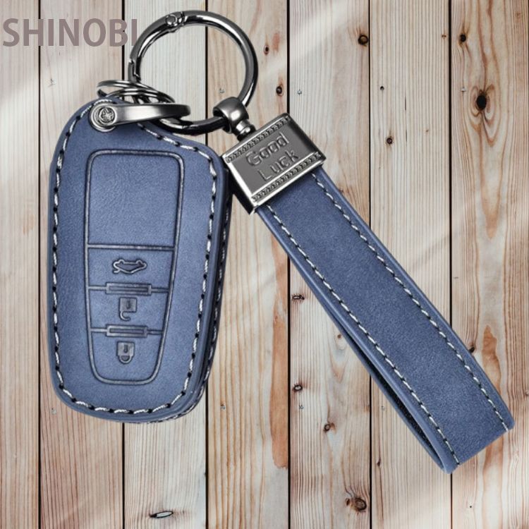 トヨタ車用 スマートキーケース 3ボタン カローラクロス RAV4 クラウン カムリ C-HR プリウス50系 ランドクルーザープラド150後期 青拍卖