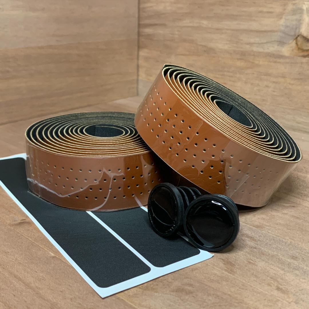 【新品】JSHOUBIKE 合皮 バーテープ ロードバイク クラシック ブラウン ドロップハンドル クロスバイク 自転車 ママチャリ 拍卖