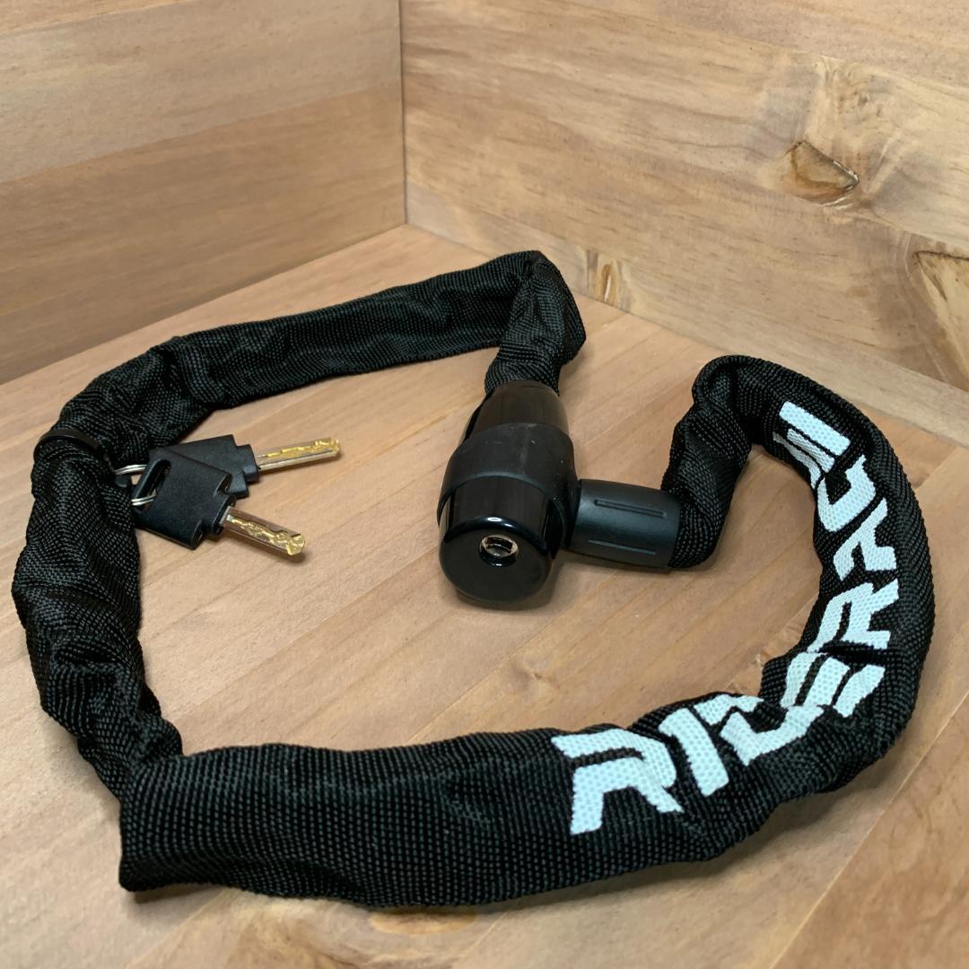 【新品】RIDERACE 95cm チェーンロック 保護カバー 鍵 キータイプ拍卖