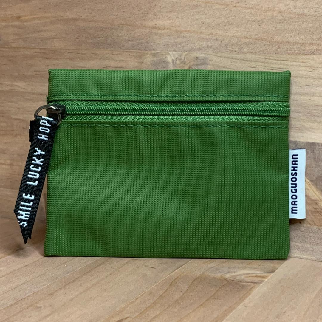 【新品】軽量 ミニポーチ サイクリングやアウトドアに最適 小銭入れ 財布 グリーン拍卖