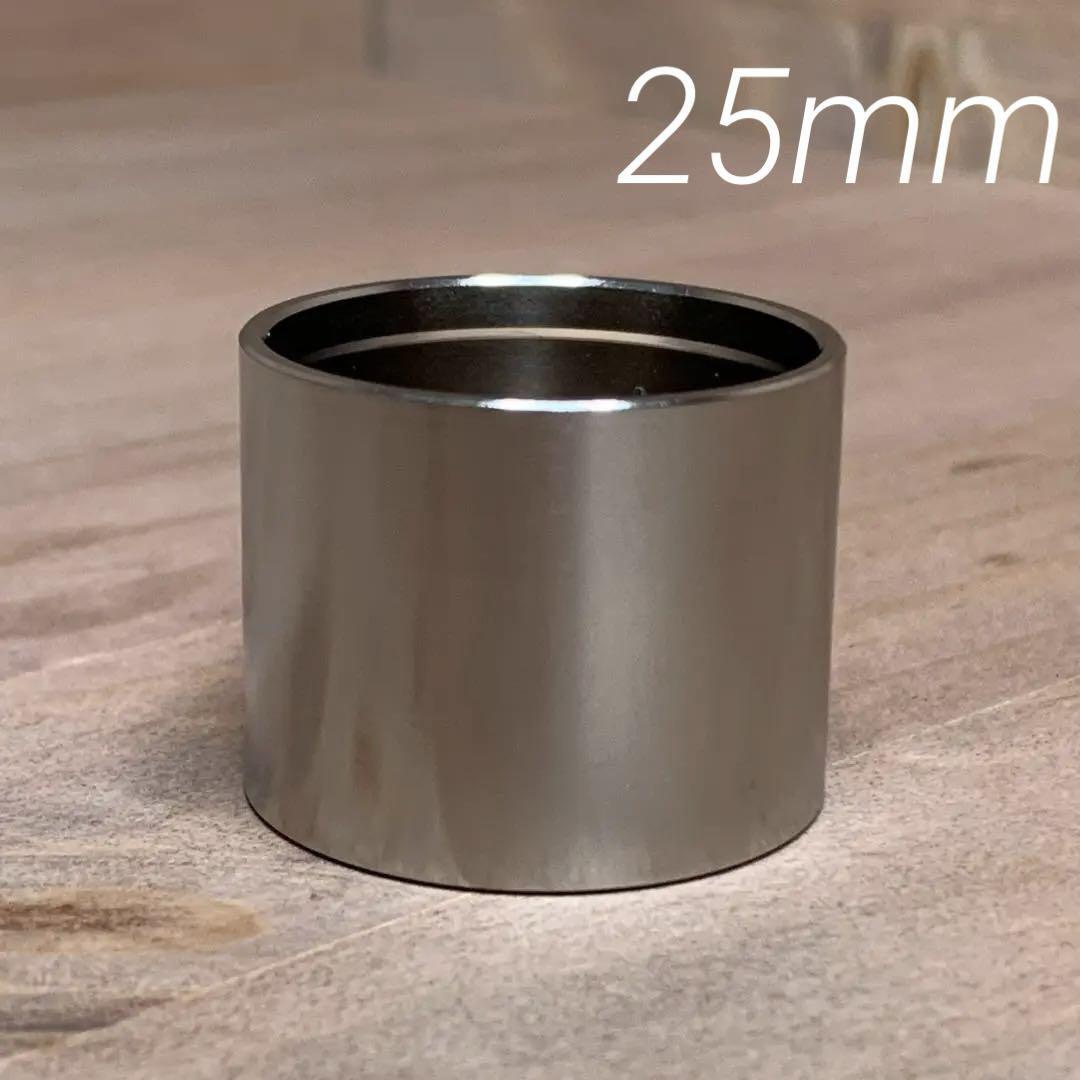 【新品】1-1/8 チタン合金 ヘッドスペーサー ステムスペーサー 25㎜ 1個拍卖