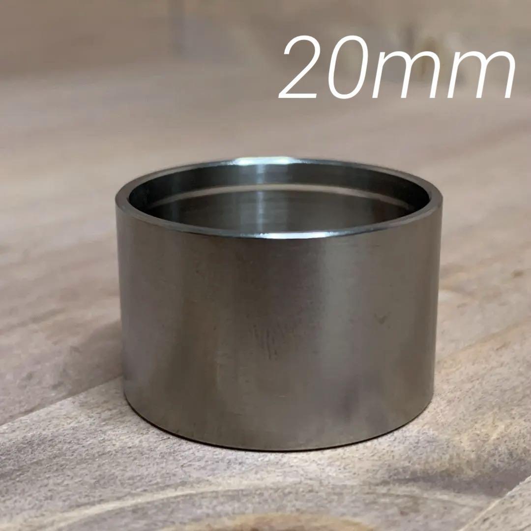 【新品】1-1/8 チタン合金 ヘッドスペーサー ステムスペーサー 20㎜ 1個拍卖
