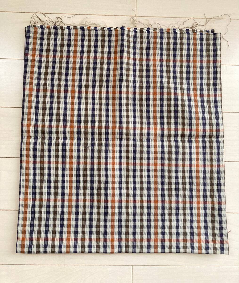 生地 ハギレ チェック柄 約65×115㎝ 拍卖