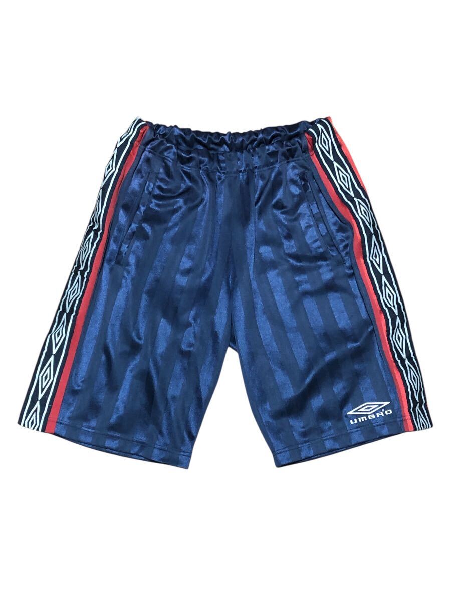 【サッカー】90s 00s アンブロ ハーフパンツ Mサイズ 紺色拍卖
