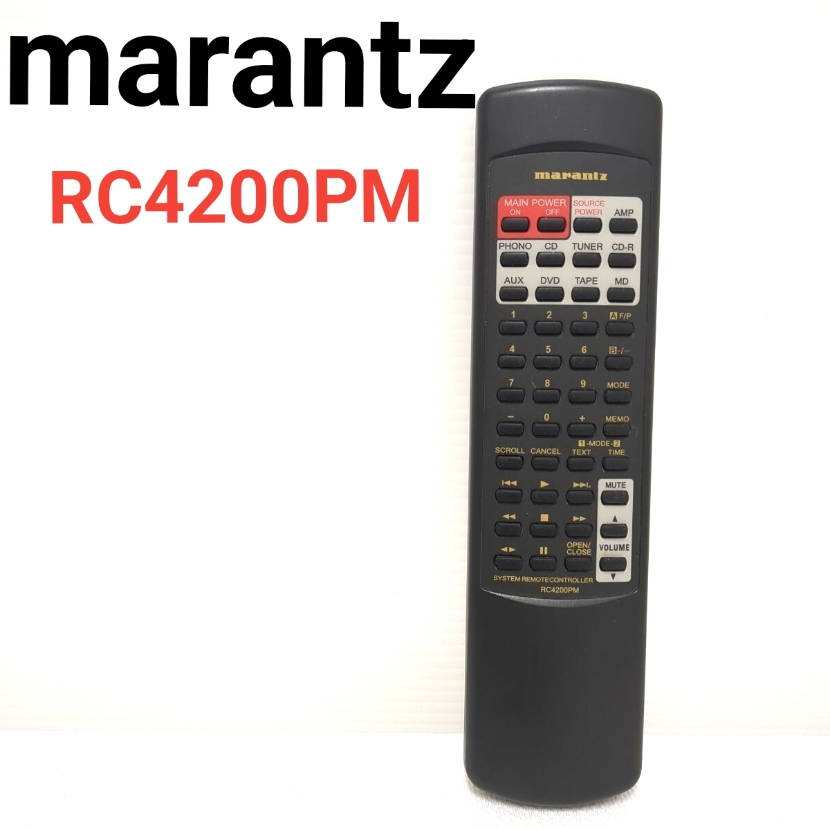 訳あり marantz マランツ RC4200PM オーディオリモコン 赤外線出力一部不可 ジャンク 1101m2200拍卖