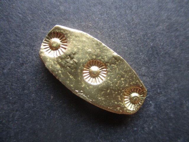 坂本龍馬の土佐金判(土佐春秋金) 量目約13.9g 海援隊 幕末拍卖