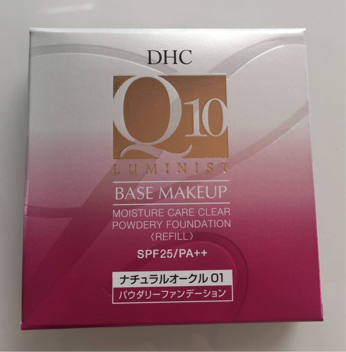 DHC Q10モイスチュアケア クリアパウダリーファンデ <リフィル>(ナチュラルオークル01)拍卖