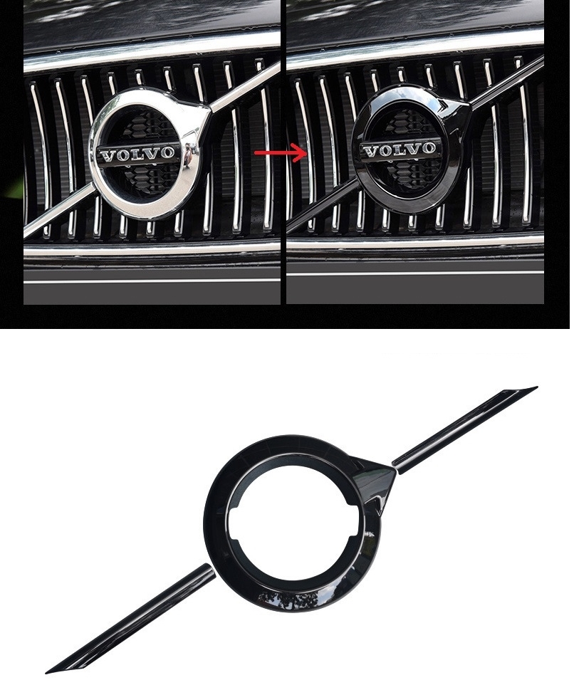 ボルボV60 グリルエンブレムブラックカバー 2018~2024拍卖