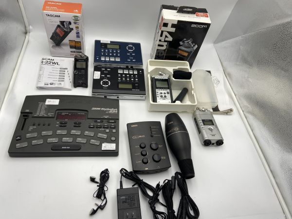 送料無料!TASCAM CD-BT2,CD-VT2,ZOOM,YAMAHA他など音楽機器色々ジャンク故障品7台まとめ売りセット!部品取り・修理用の出品です。Y5019拍卖