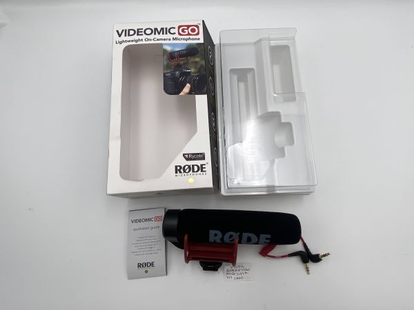 送料無料!箱、説明書付きます!動作確認済み!RODEロードVideoMic Go コンデンサーマイク VMGO  Y5082拍卖