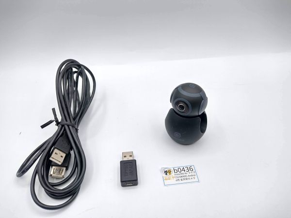 送料無料!カメラケース、USBアダプターケーブルつきます!通電確認済み!Insta360 Air マイクロUSB対応 Android用 全天球カメラ b0436拍卖