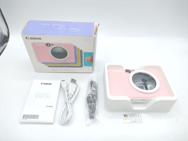 送料無料!撮影、印刷、動作確認済み!キヤノン Canon インスタントカメラプリンター iNSPiC CV-223-PK  b8851拍卖