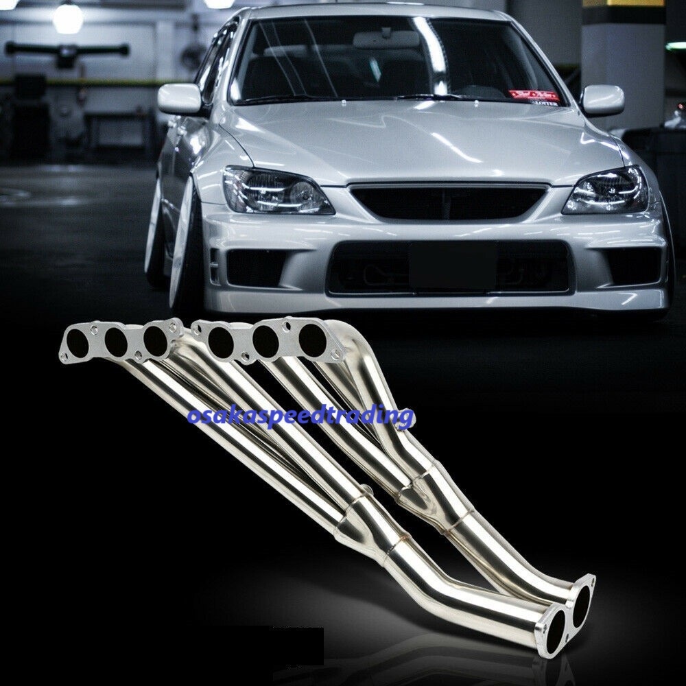 15PS上昇! 等長エキマニ 2JZ-FSE 1JZ-FSE 2JZ-GE 1JZ-GE 16アリスト 17クラウン アルテッツァジータ SXE10 GXE10 TRD マフラー 車高調拍卖