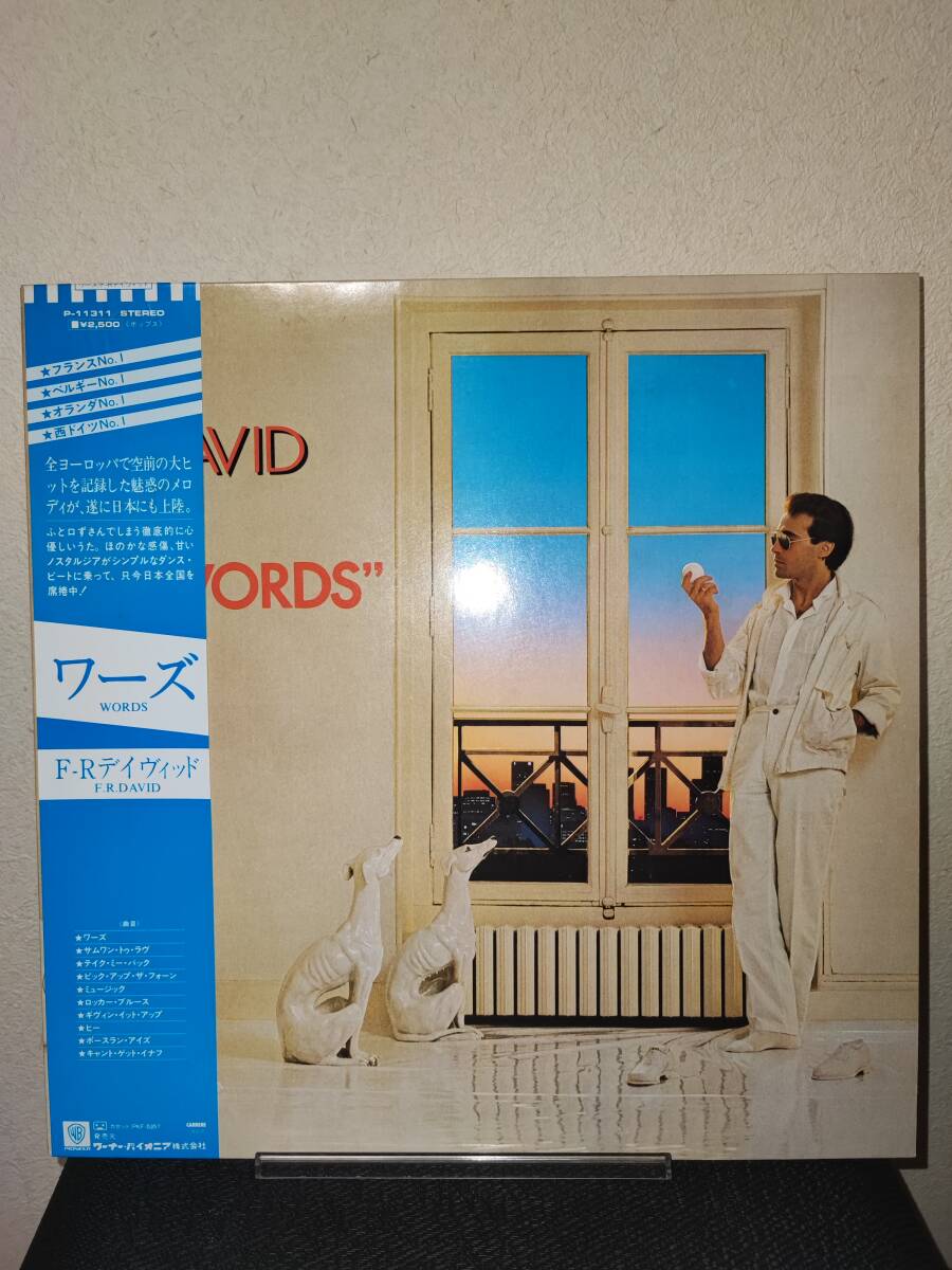 極美盤 F-Rデイヴィッド F.R. DAVID ワーズ WORDS P-11311 国内盤 Electronic Pop Europop Synth-pop シンセポップ拍卖