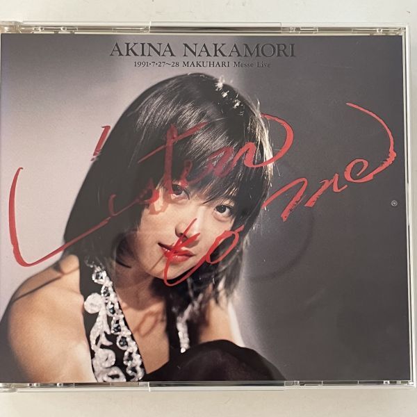 B35487 中古CD 中森明菜「Listen to Me −1991.7.27−28 幕張メッセ Live  2枚組拍卖