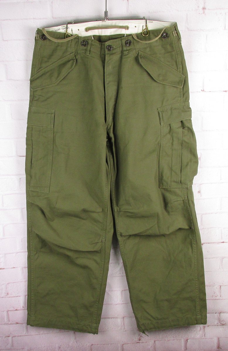 LYP21809 東洋 BUZZ RICKSON'S バズリクソンズ トラウザーズ シェル フィールド M-1951 ショートレングス パンツ BR41962 オリーブ MEDIUM拍卖