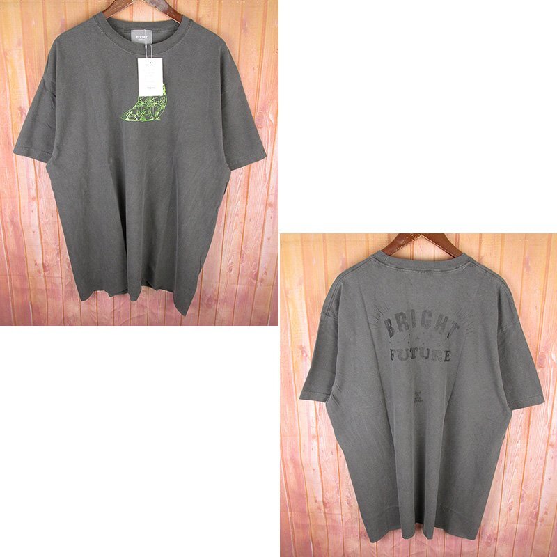 LST12639 today edition トゥデイエディション BRIGHT FUTURE 03 カットオフ Tシャツ 双子座 ブラック XL 未使用(クリックポスト可)拍卖