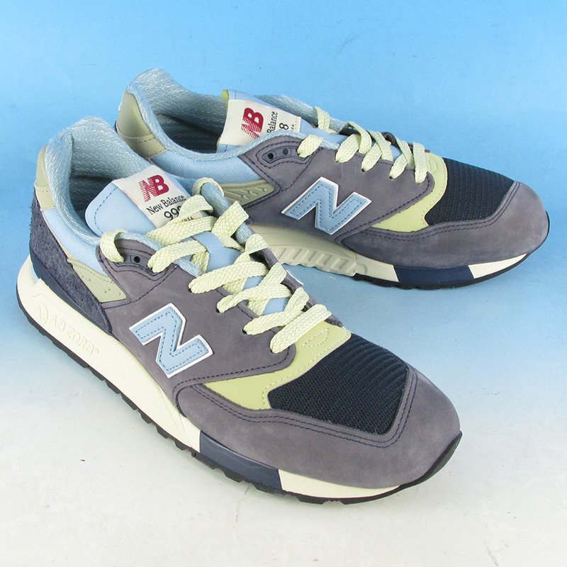 LYF16833 NEW BALANCE ニューバランス U998CB スニーカー USA製 NB ネイビー with クロームブルー US10/28cm 未使用拍卖