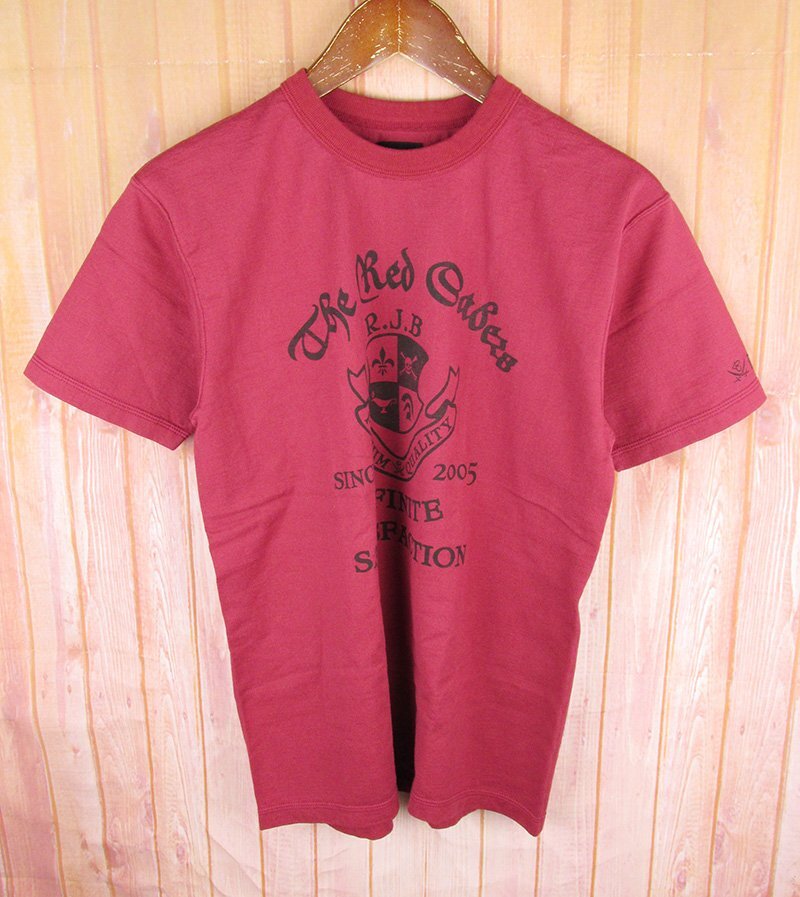 LST12511 R.J.B アールジェイビー Tシャツ レッド系 38(クリックポスト可)拍卖