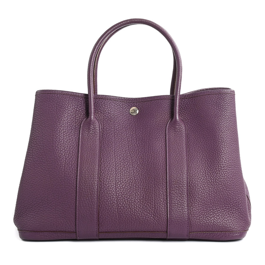 エルメス ガーデンパーティPM トートバッグ カシス レディース P□ 2012年 中古AB品拍卖