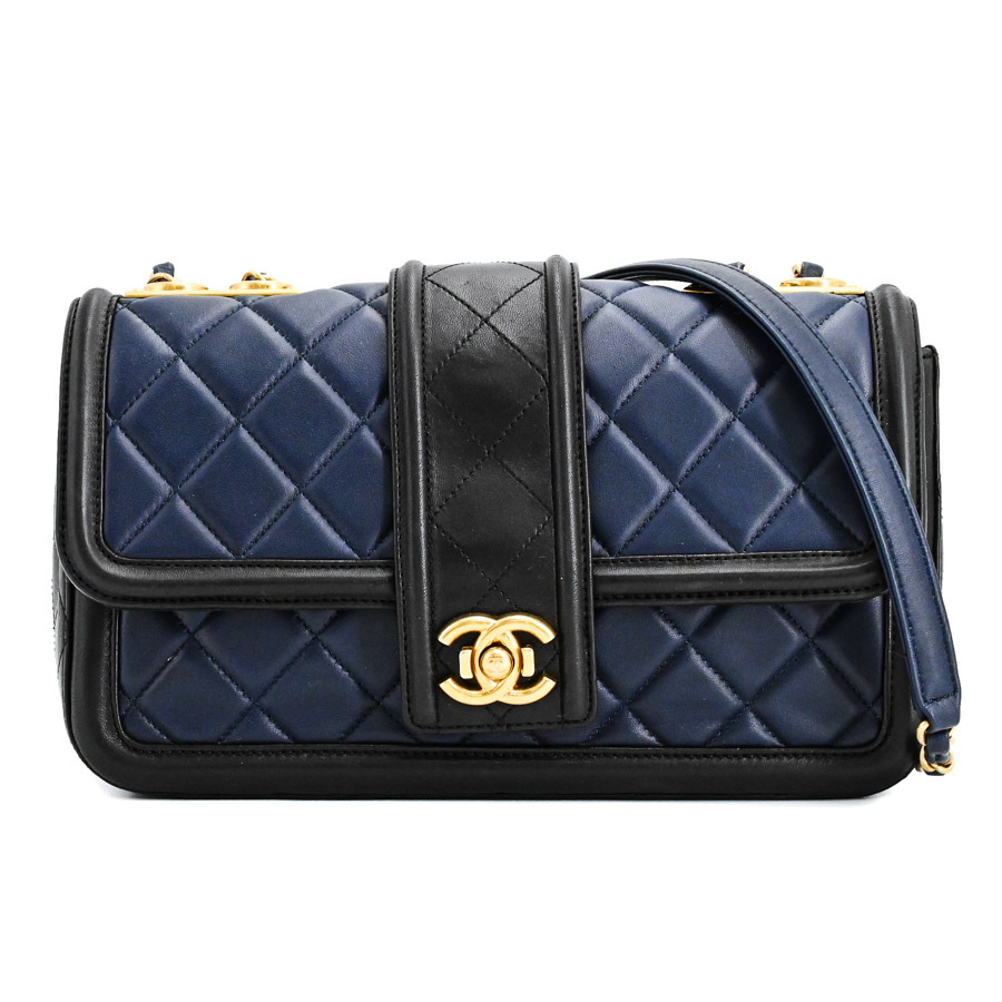 シャネル チェーンショルダーバッグ ショルダーバッグ A90670 ブラック レディース 中古A品拍卖