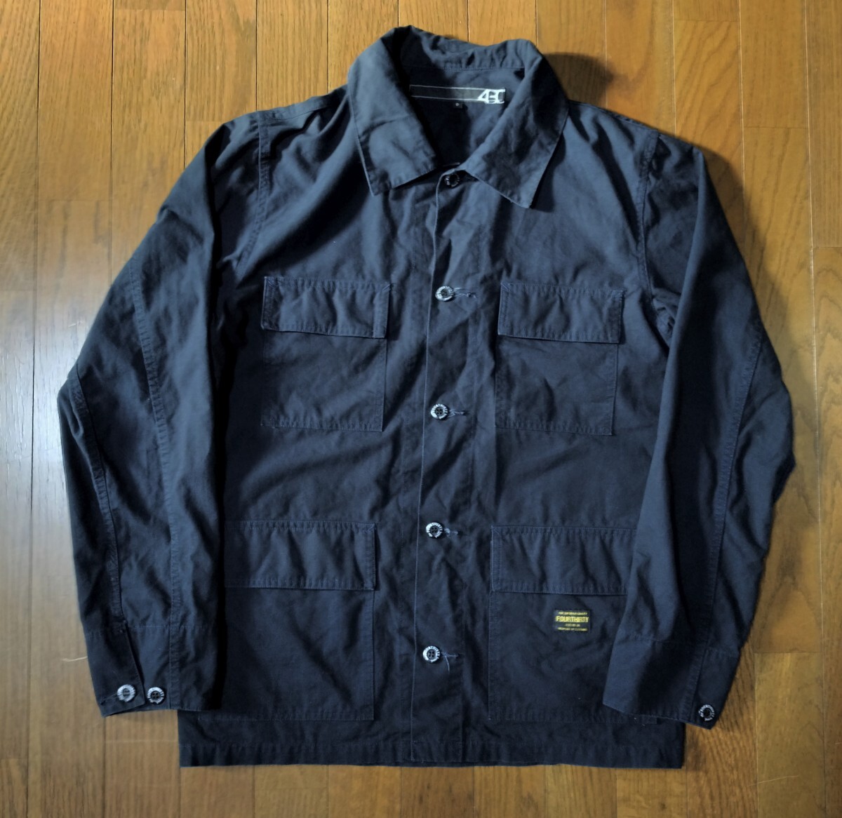 430 Fourthirty ミリタリー カバーオール ジャケットシャツ ダークネイビー サイズ 2 拍卖
