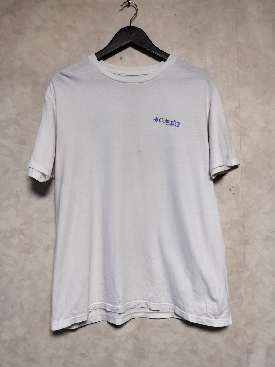 ビンテージ コロンビア Colombia PFG Tシャツ Lサイズ フィッシング 半袖Tシャツ拍卖