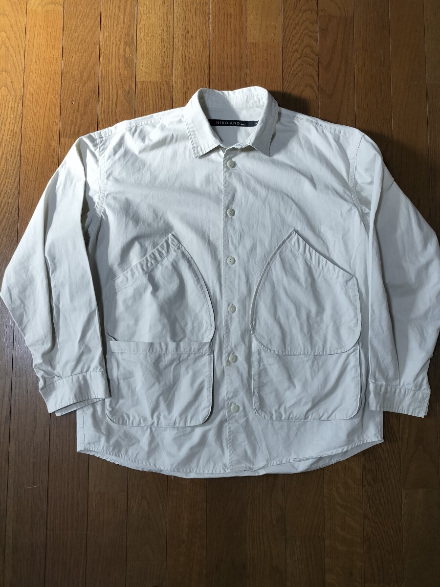 Niko And ニコアンド シャツ 長袖 Mサイズ 大きめ拍卖