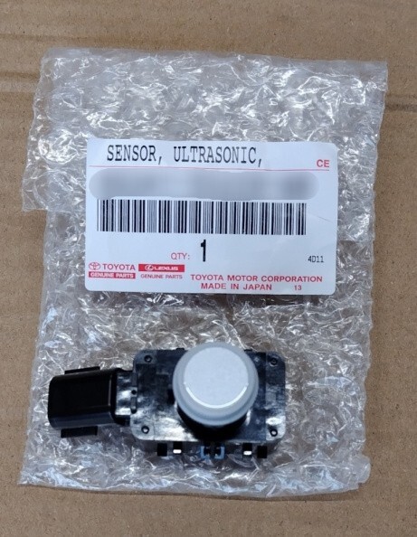 ★新品★ トヨタ純正 TOYOTA アクア10系 ウルトラソニックセンサー フロント 1個 単体 パール拍卖