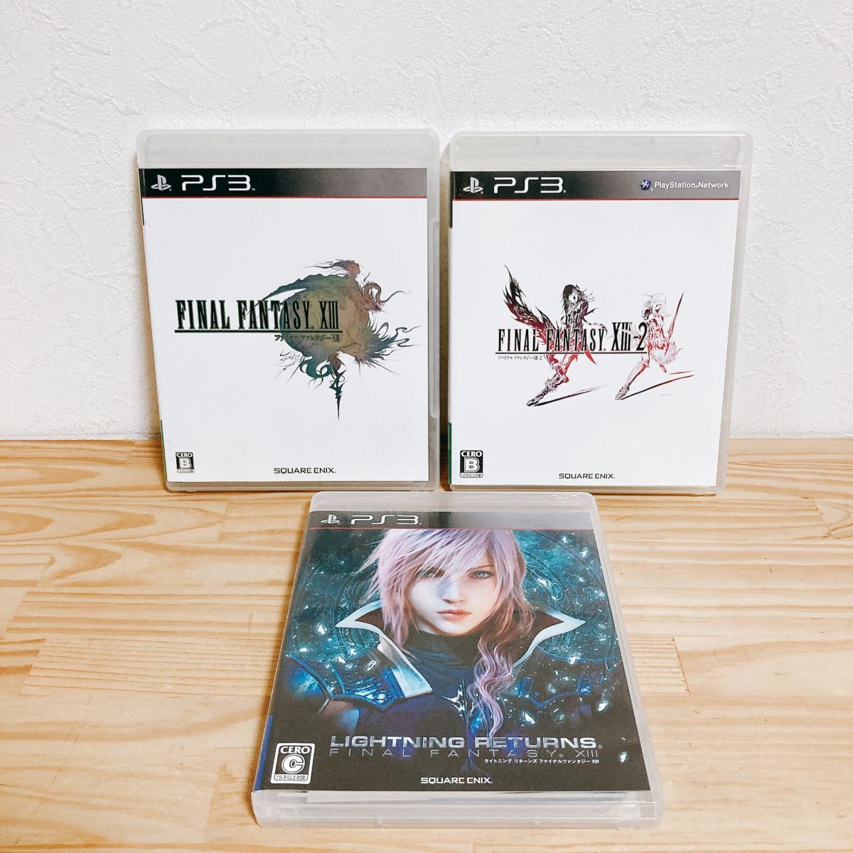 【中古】〈PS3ソフト〉3本セット ファイナルファンタジー13&13-2&ライトニングリターンズ ⅩⅢ プレイステーション3 プレステ3★A2508-0111拍卖