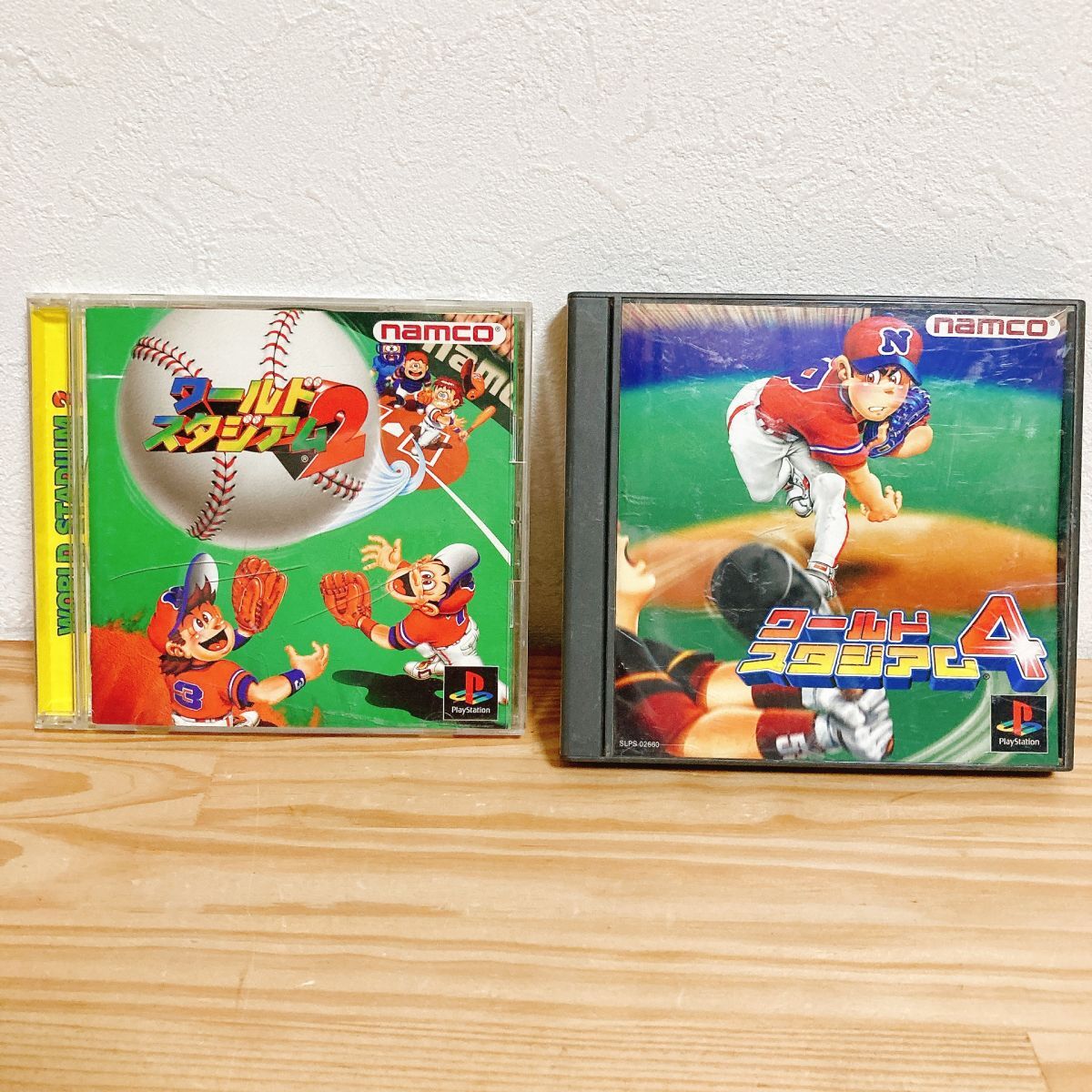 【中古】〈PSソフト〉2本セット ワールドスタジアム2&4 プレイステーション プレステ★A2508-0192拍卖