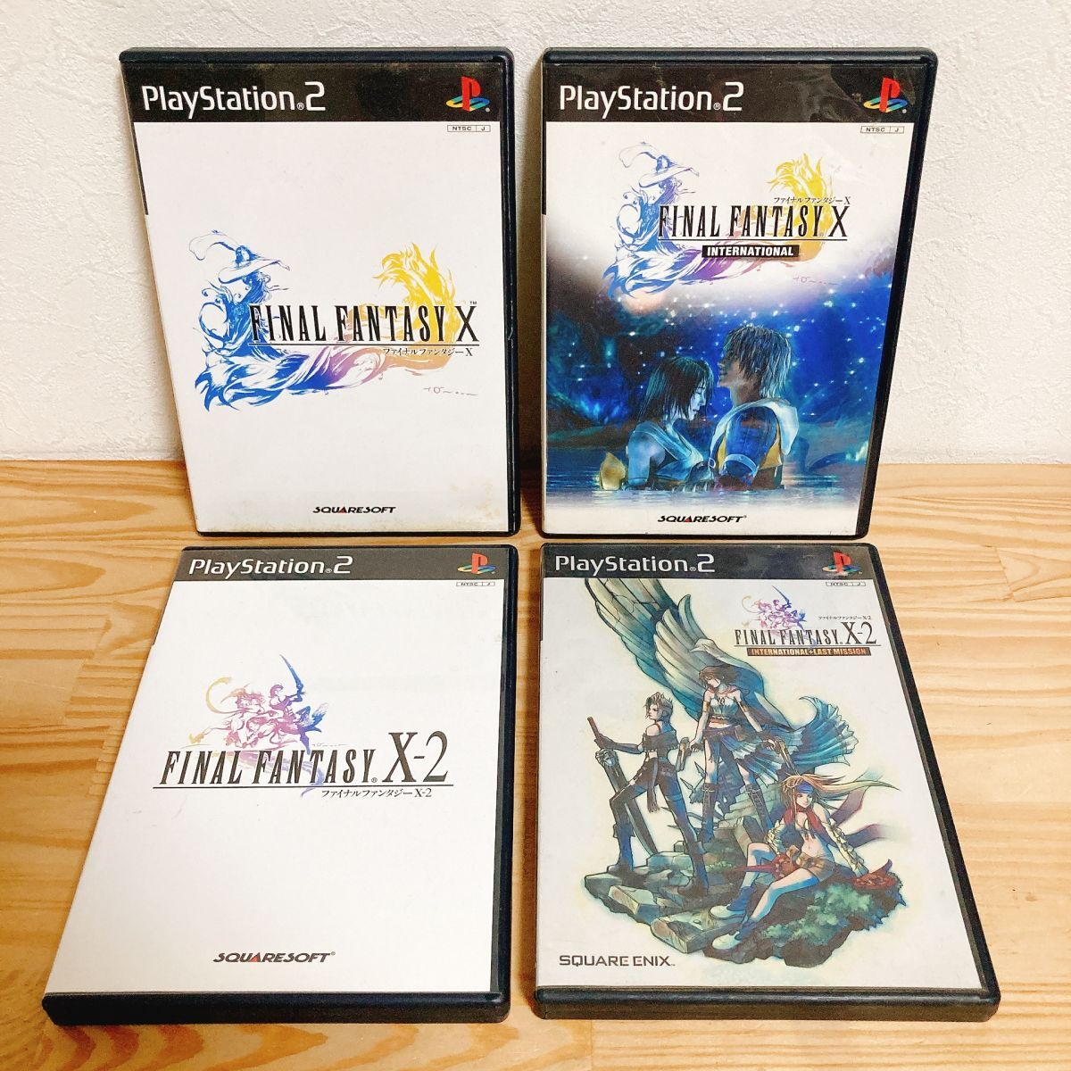 【中古】〈PS2ソフト〉4本セット ファイナルファンタジー10 インターナショナル 10-2 ラストミッション プレイステーション2★A2508-0282拍卖