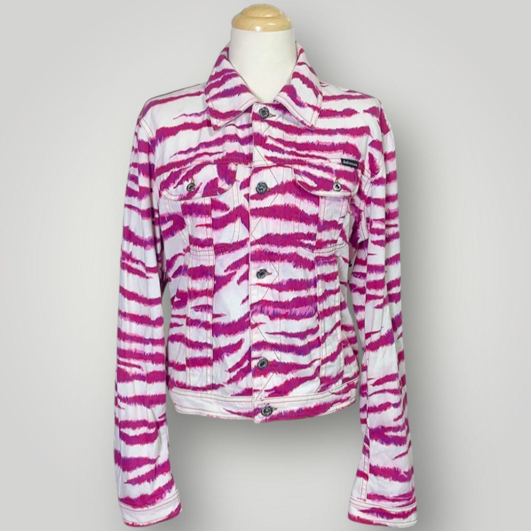 D&G ドルチェアンドガッバーナ ゼブラ柄 コットンジャケット y2k アニマル S拍卖