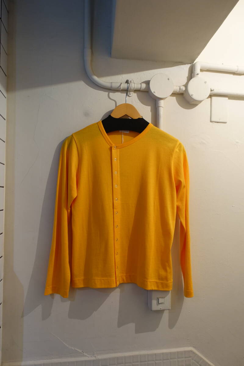 ◎GALERIE VIE GALERIEVIE 薄手 ニット アシンメトリー カーディガン スナップボタン 23SS 定価18700円 サイズF拍卖