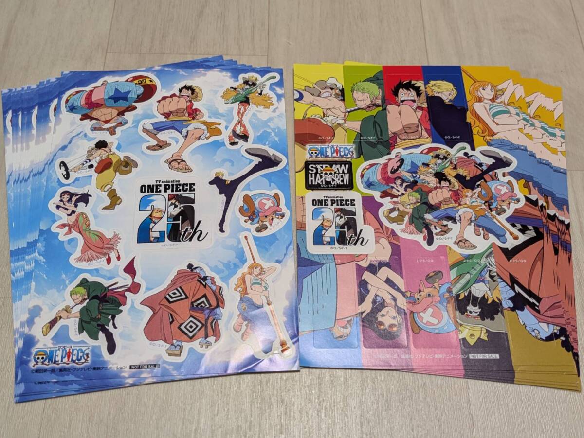 即決にて台紙付き!★ワンピース スタンプラリー限定デザイン ステッカー シール 2枚セット ★セブンイレブン one-piece拍卖