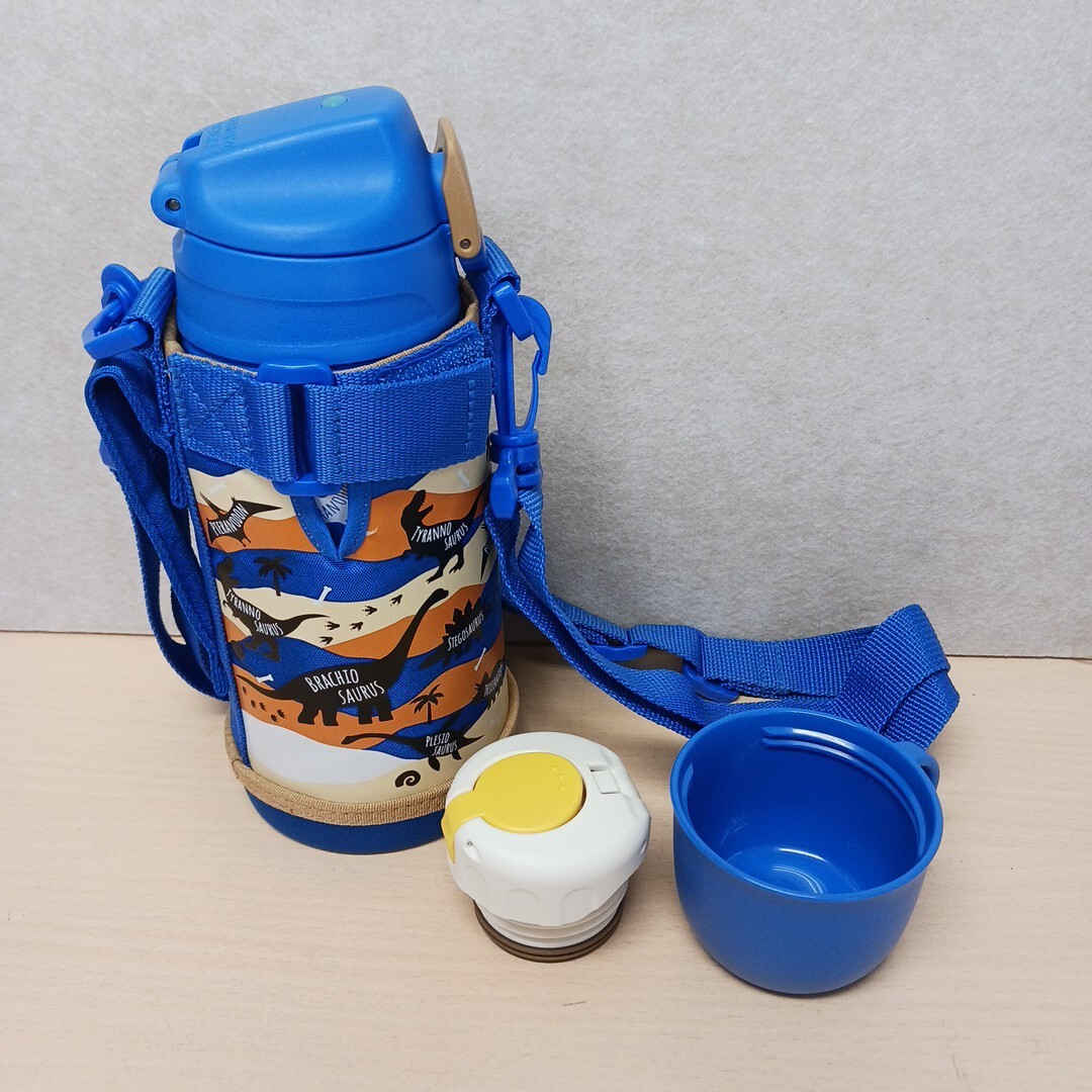 y082803k 600ml 真空断熱 2WAY ボトル FJJ-602WF ブルーブラウン拍卖
