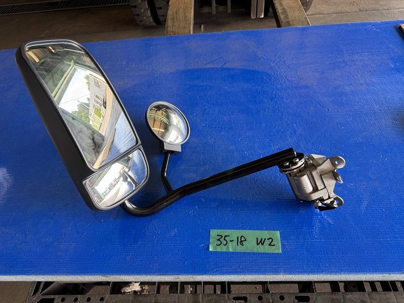 日野デュトロ ダイナ 純正ミラー 左 ワイドキャビン 中古 35-18 2ピン R3以降用拍卖