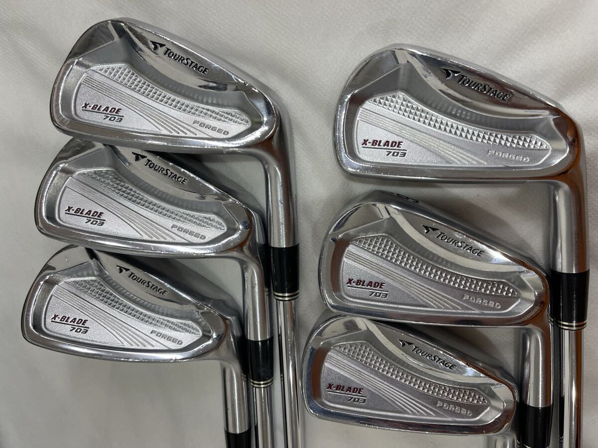 本州のみ送料無料◇即決価格◇アイアン◇ブリヂストン◇ツアーステージX-BLADE703◇ダイナミックゴールド◇5-9,P◇S200◇(5.I)37.5in,425g拍卖