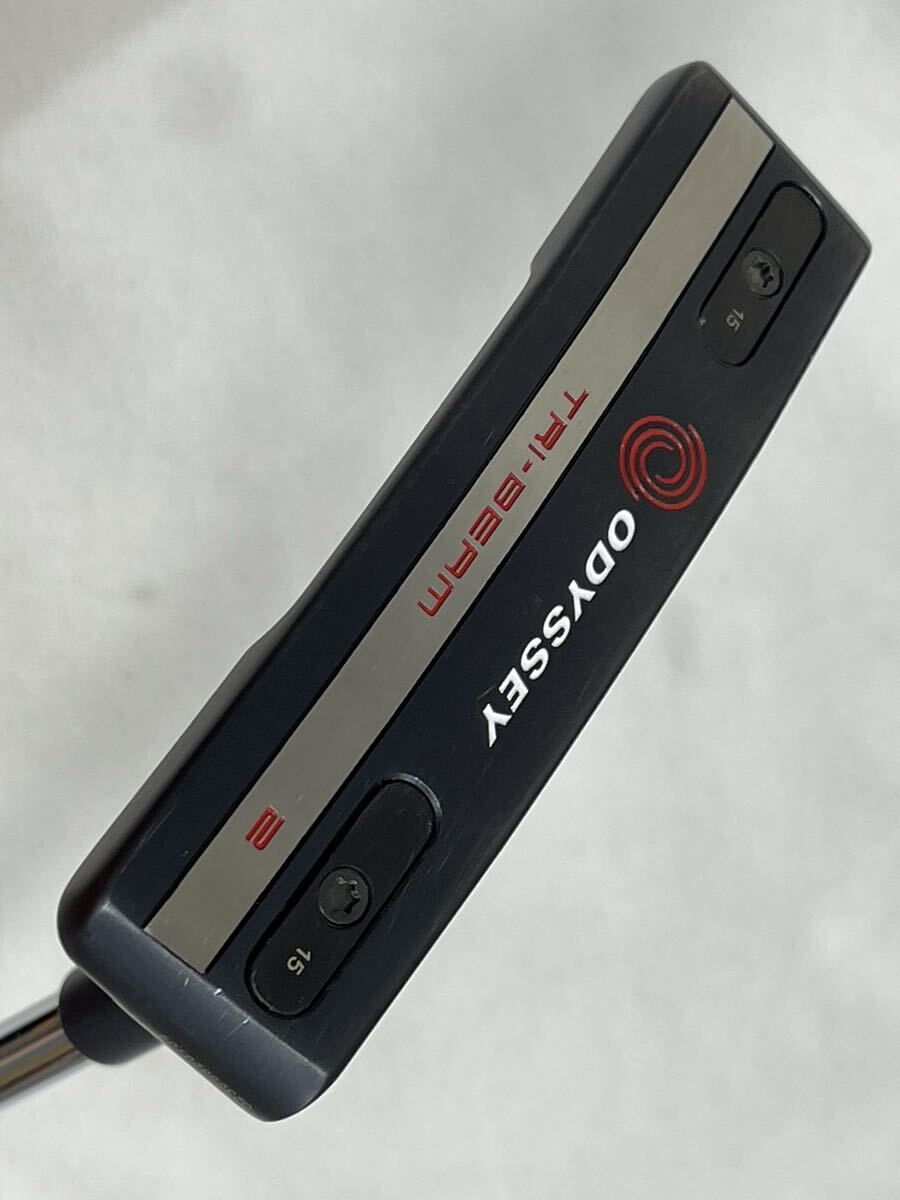 本州のみ送料無料◇パター◇オデッセイ◇TRI-BEAM #2◇STROKE LAB 70C RED◇34in◇535g◇カバーあり拍卖