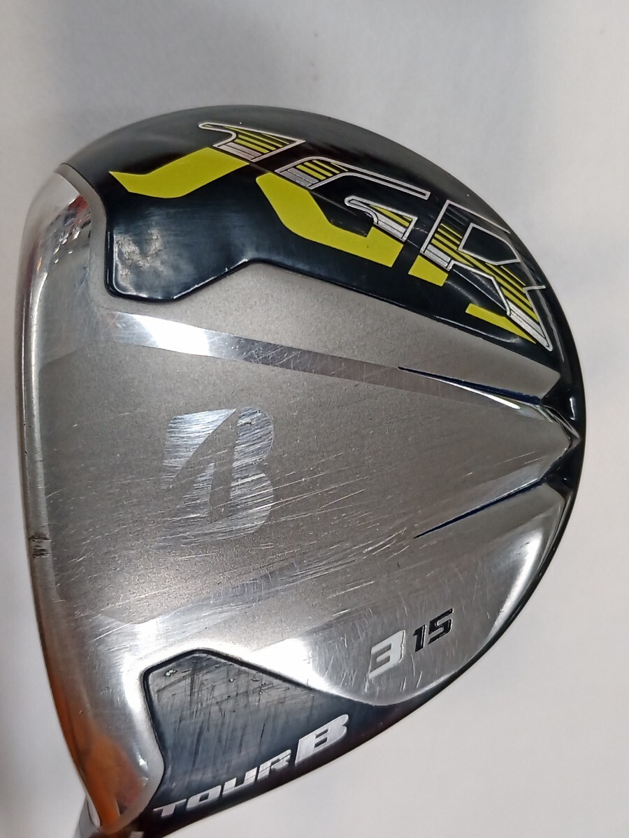 本州のみ送料無料◇即決価格◇FW◇ブリヂストン◇TOUR B JGR◇TG1-5◇15度◇SR◇43in◇311g◇カバーあり拍卖