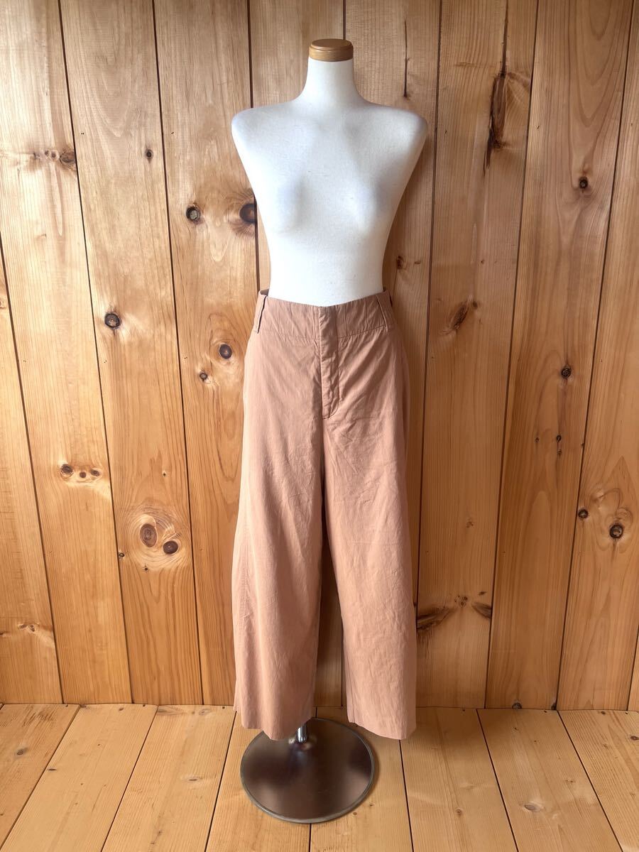 マカフィー/MACPHEE/トゥモローランド/パンツ/ワイドパンツ/36/SM/ブラウン/ゴムウエスト/日本製/良品美品拍卖