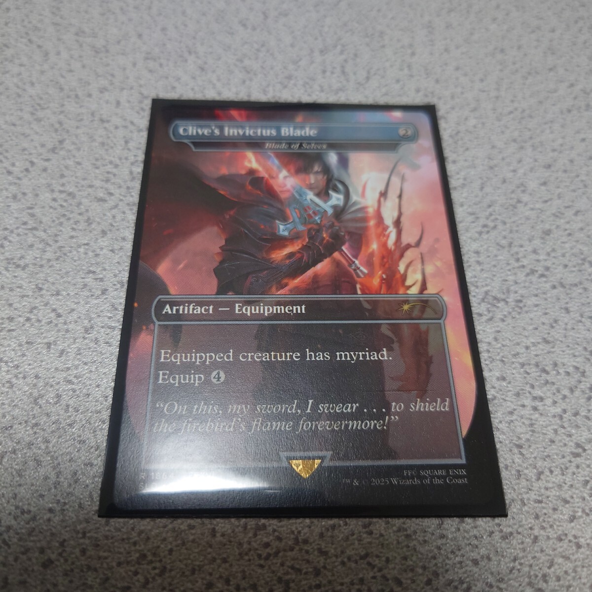 MTG SLD クライヴのインヴィクタス 英語 一枚 ボーダーレス ファイナルファンタジー Final Fantasy Secret lair 即決拍卖